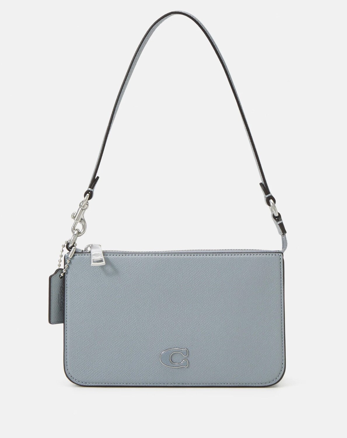 

Клатч Coach Pouch In Crossgrain, голубой