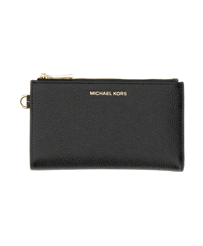 

Кожаный кошелек Jet Set Michael Kors, черный