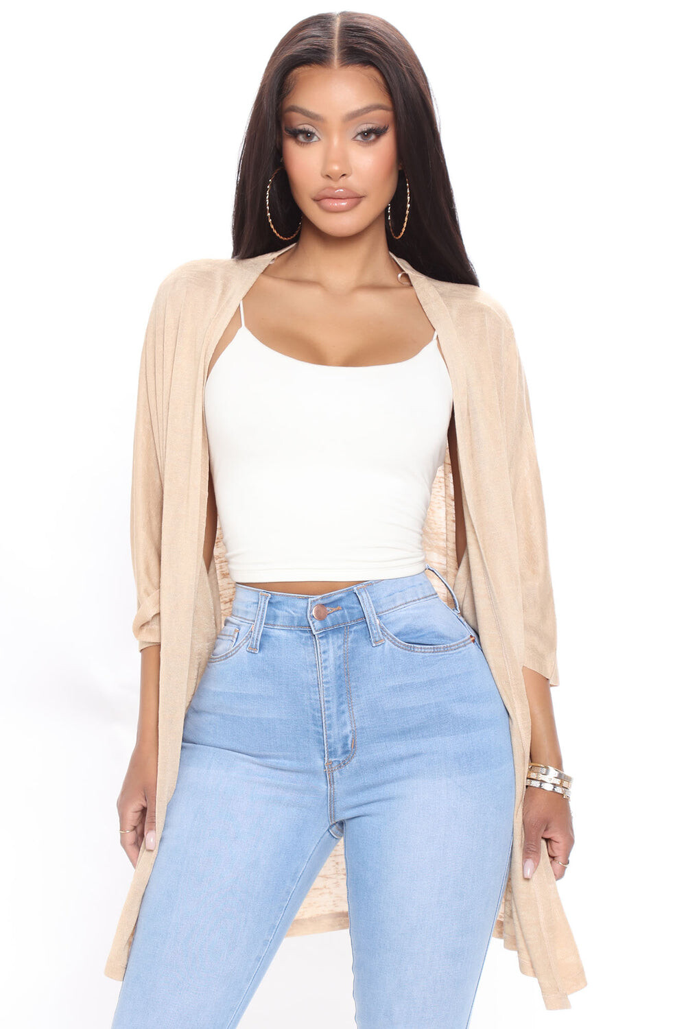 

Кардиган Fashion Nova 73548, серо-коричневый