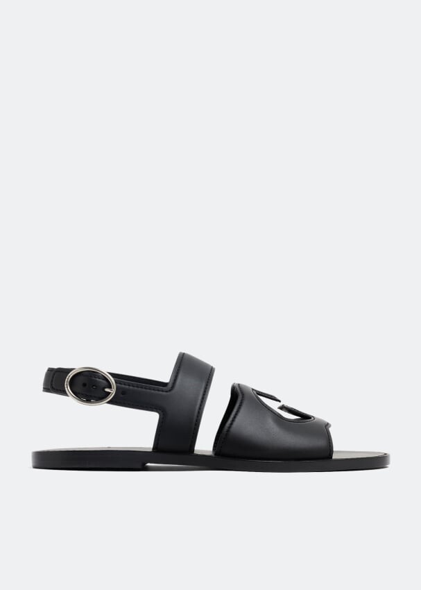 

Сандалии GUCCI Interlocking G sandals, черный