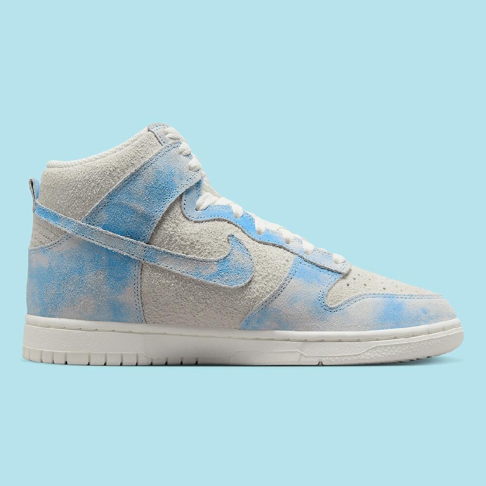 

Кроссовки Nike Dunk High Worn Blue, голубой/светло-серый