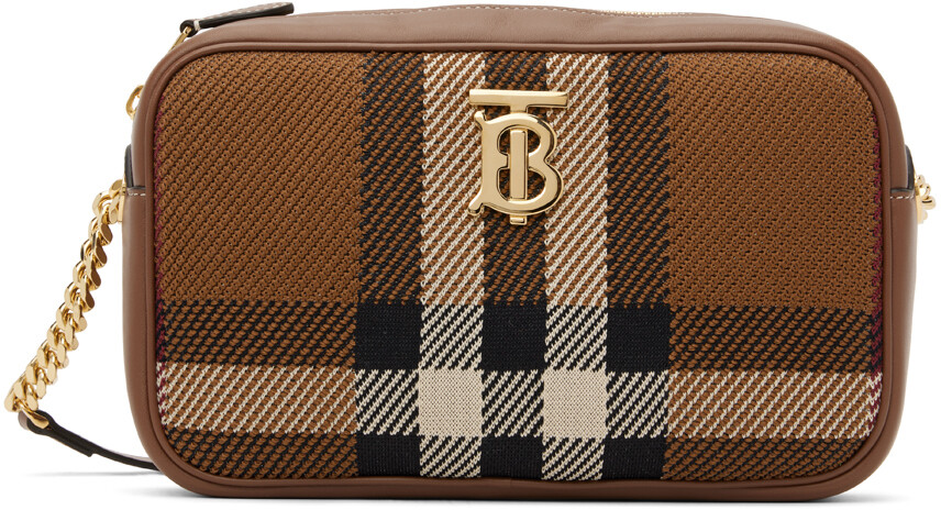 

Коричневая маленькая сумка для фотоаппарата Lola Burberry