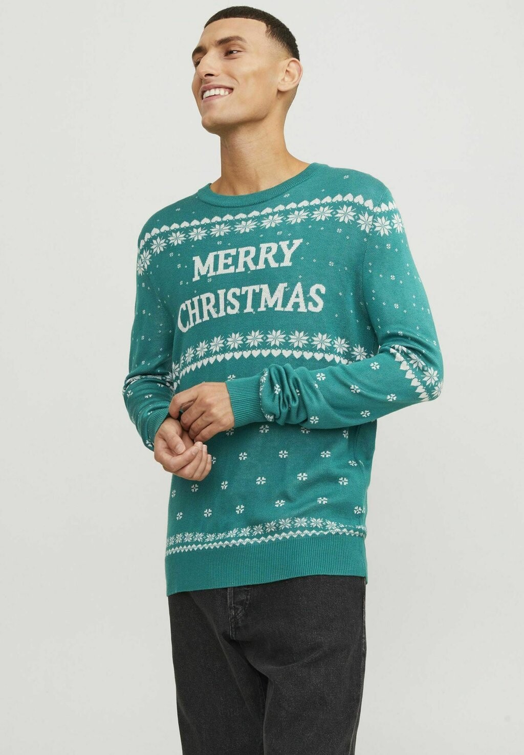 

Свитер JORHOLLY CREW NECK Jack & Jones, альпийский зеленый