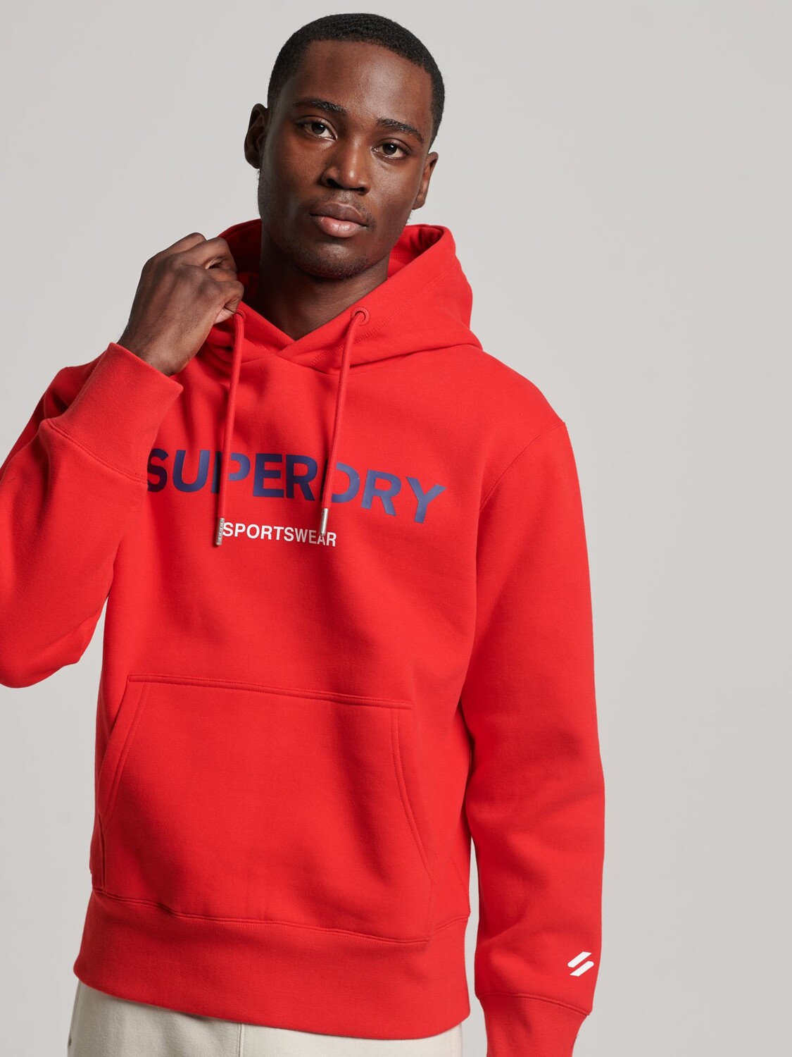 

Толстовка Code Sportswear Superdry, мятежный красный