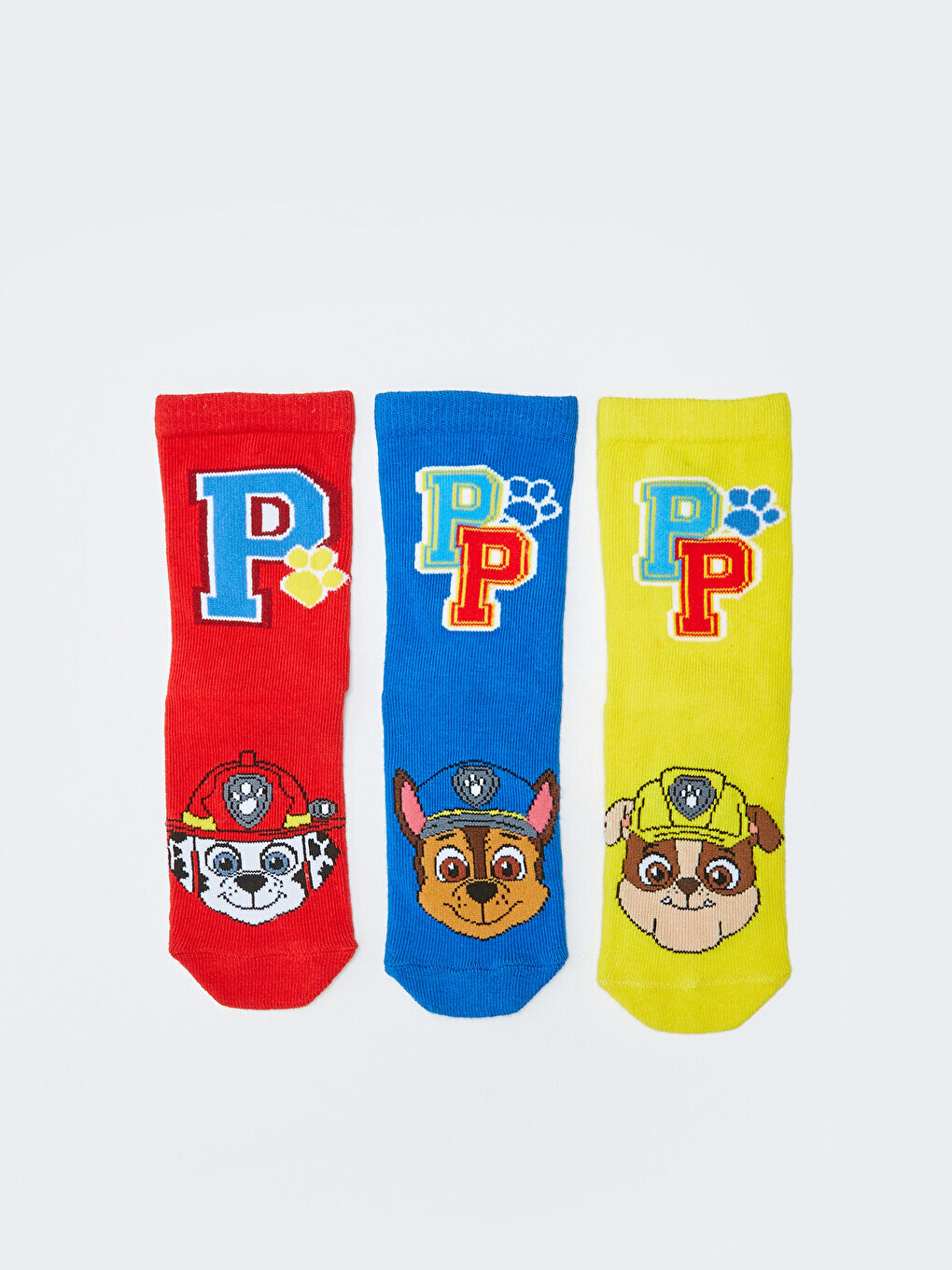 

Носки для мальчиков с рисунком Paw Patrol, 3 предмета LCW Kids, пряжа смешанного цвета