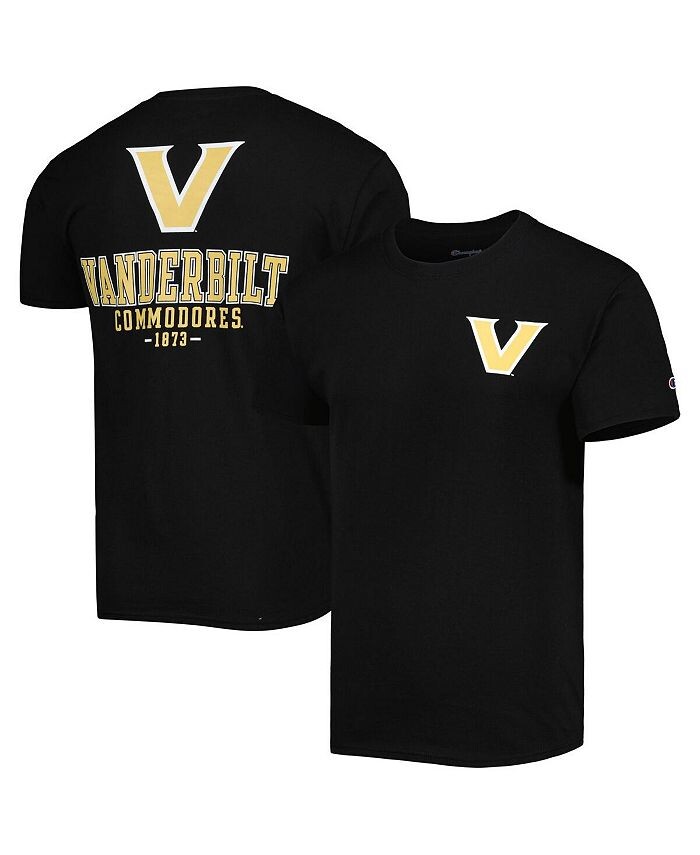 

Мужская черная футболка Vanderbilt Commodores Team Stack 2-Hit Champion, черный