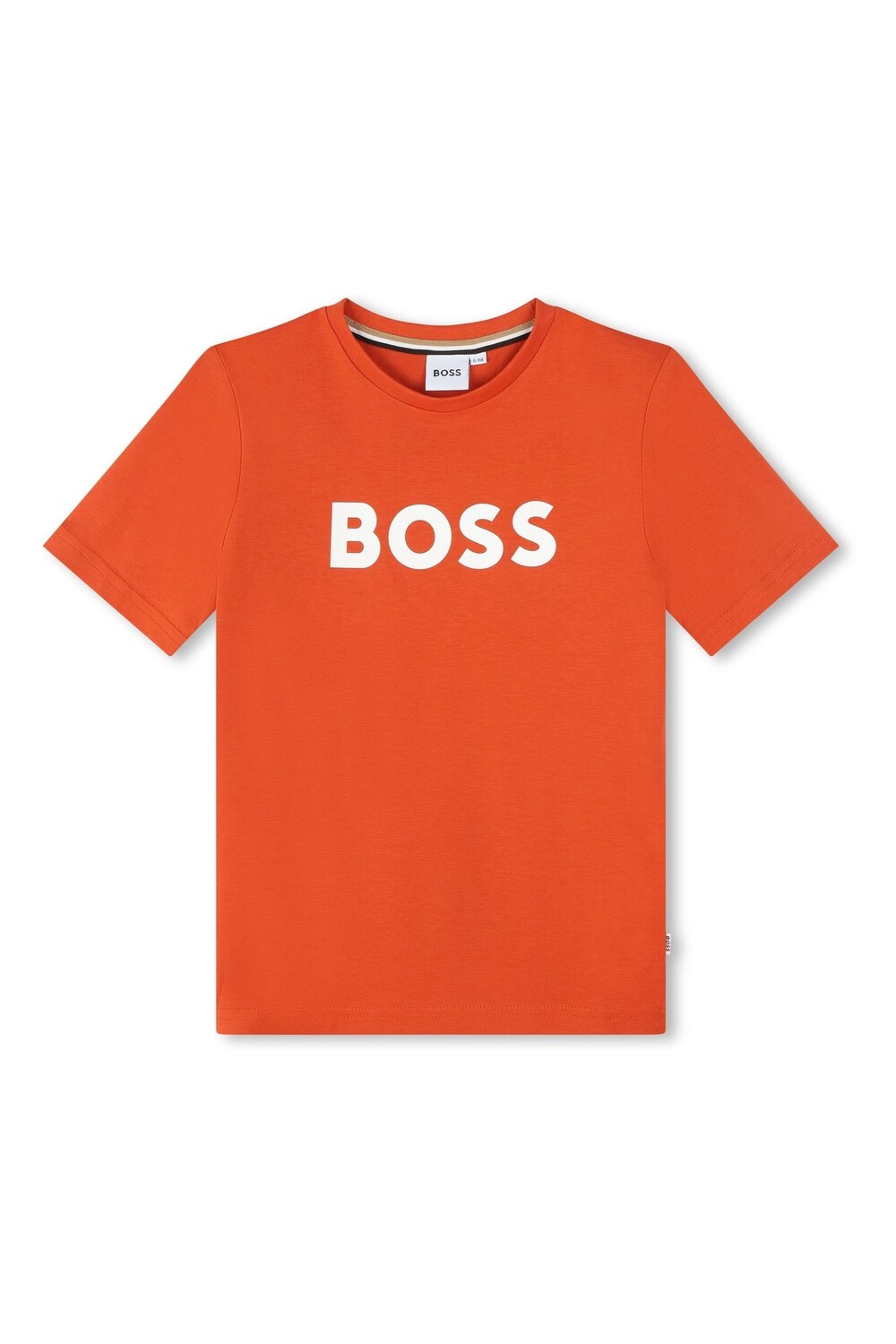 

Оранжевая футболка с логотипом BOSS, оранжевый