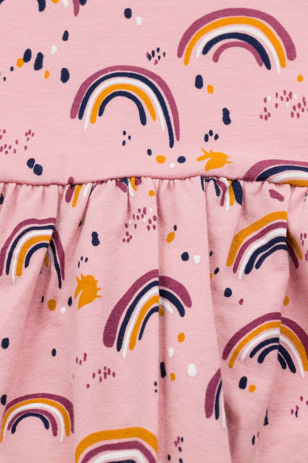 

Платье из джерси радужное старо-розовое Happy Girls
