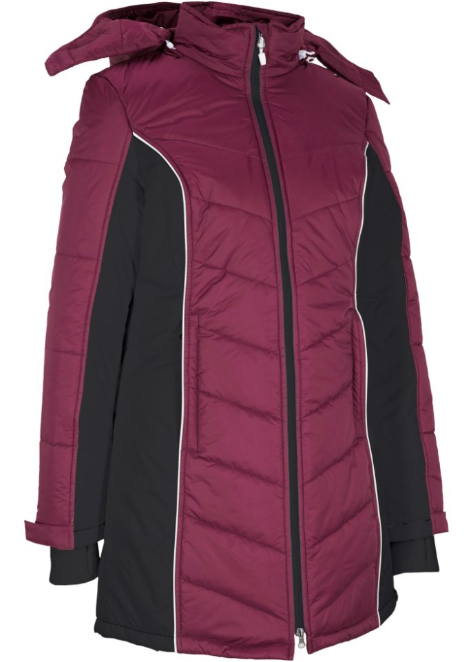 Лыжное функциональное стеганое пальто Bpc Bonprix Collection, красный