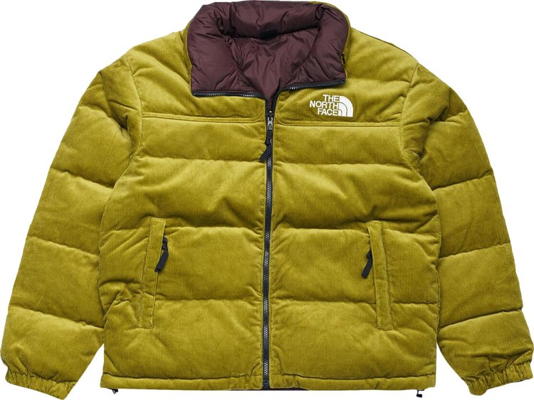 Куртка The North Face 92 Reversible Nuptse 'Sulphur Moss/Coal Brown', зеленый