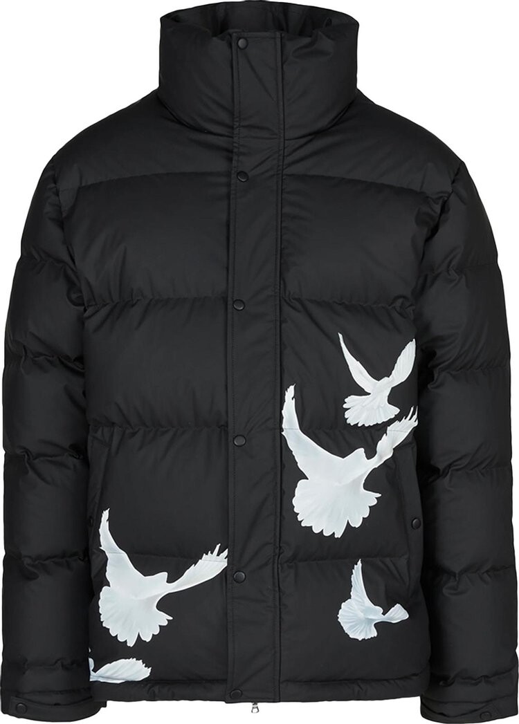 

Пуховик 3.PARADIS Flying Birds Puffer Down Jacket 'Black', черный