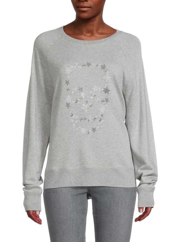 

Толстовка ZADIG & VOLTAIRE Upper Skull Star, gris