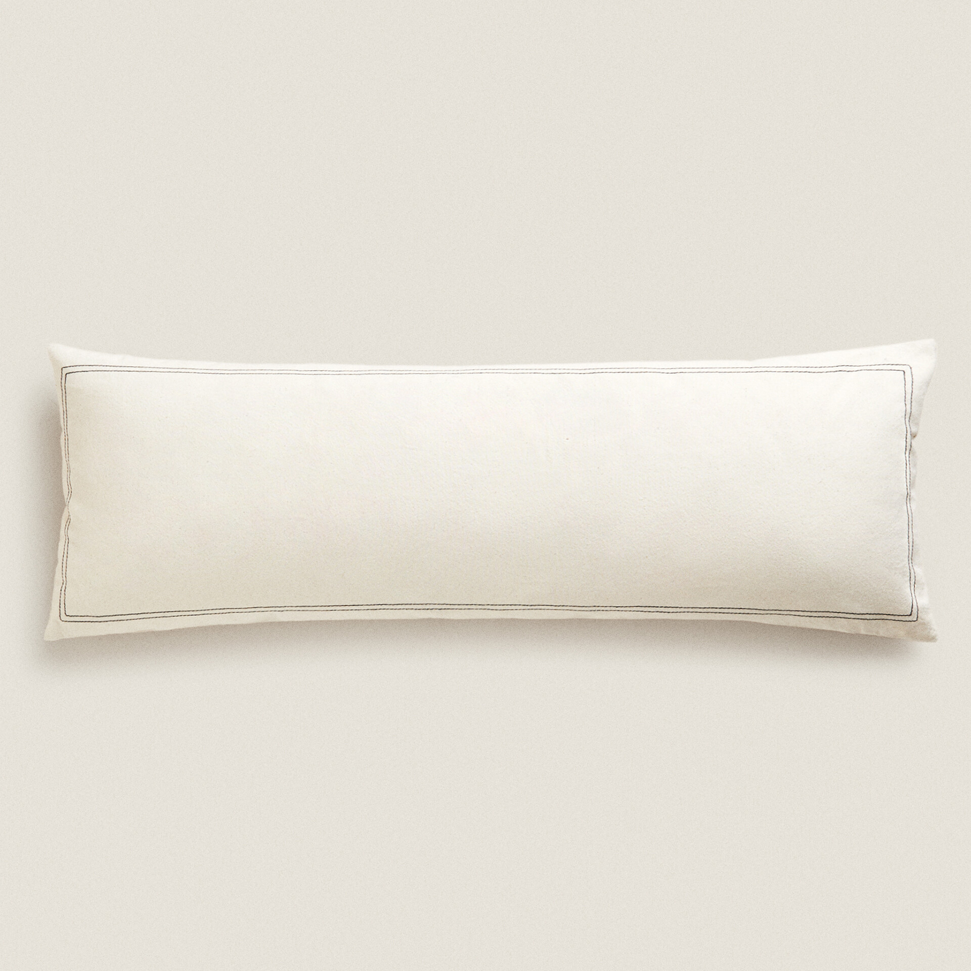 Подушка Zara Home XL Plain Cotton, кремовый
