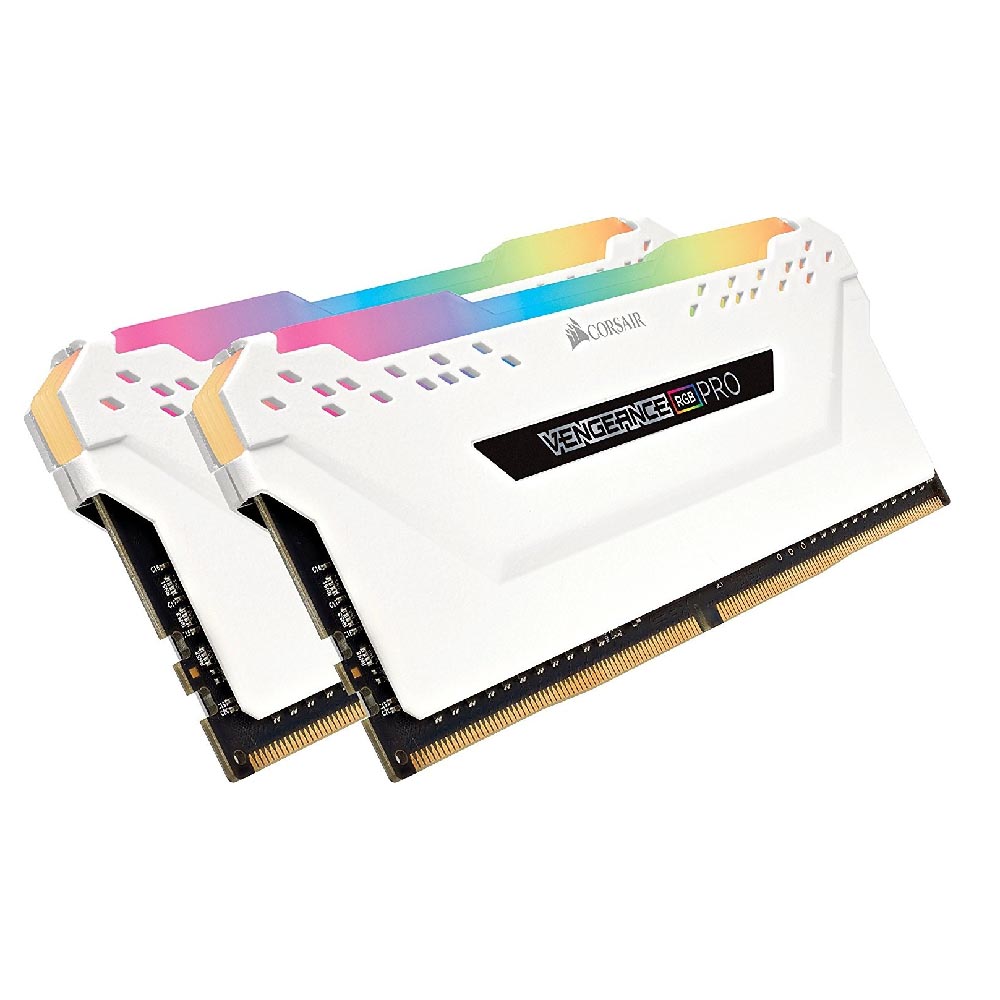 Оперативная память Corsair Vengeance RGB Pro 16 Гб (2х8), DDR4-3200 МГц,  CMW16GX4M2C3200C16W – купить по выгодным ценам с доставкой из-за рубежа  через сервис «CDEK.Shopping»