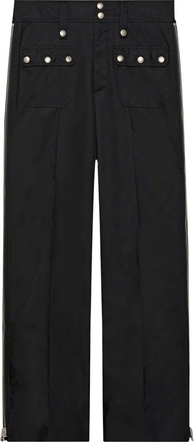 

Брюки Gucci Pants With Zip Detail Black, черный