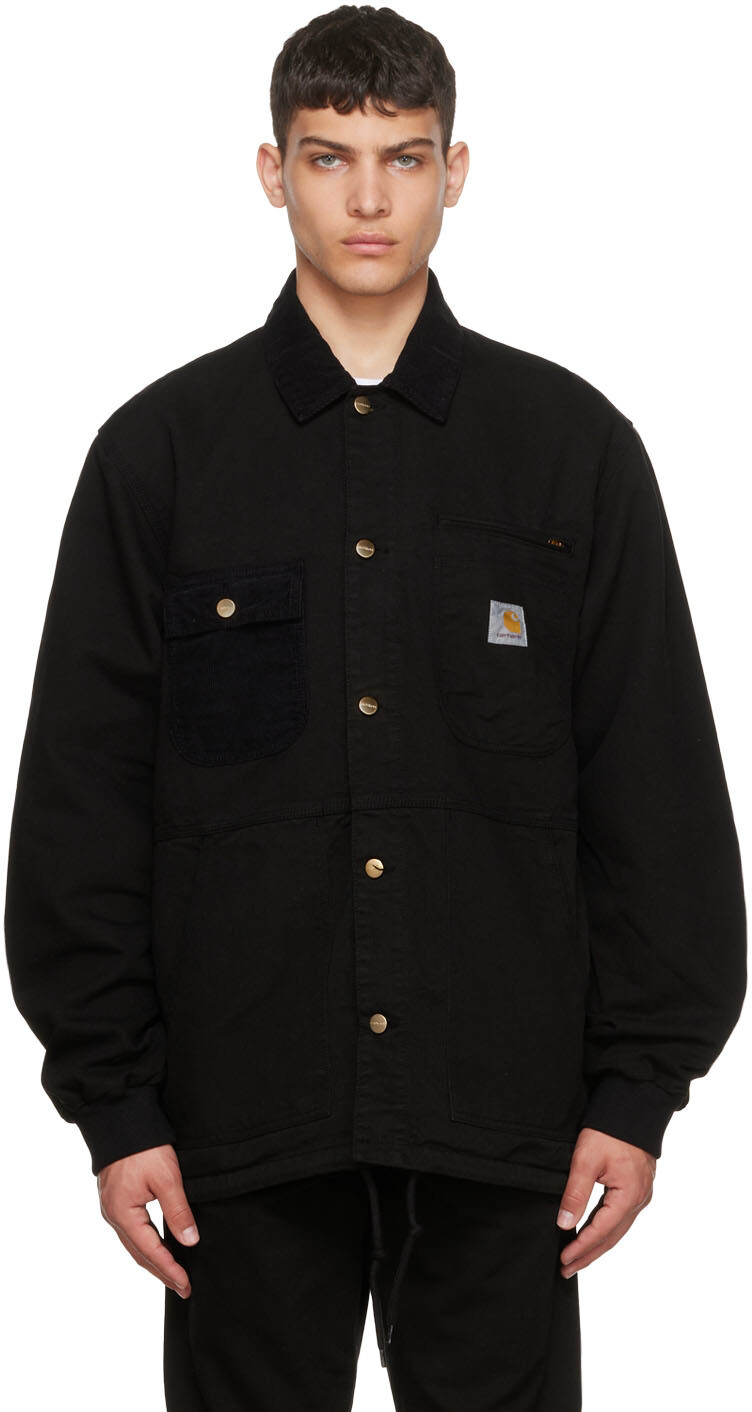 

Черная куртка с вышивкой Carhartt Work In Progress