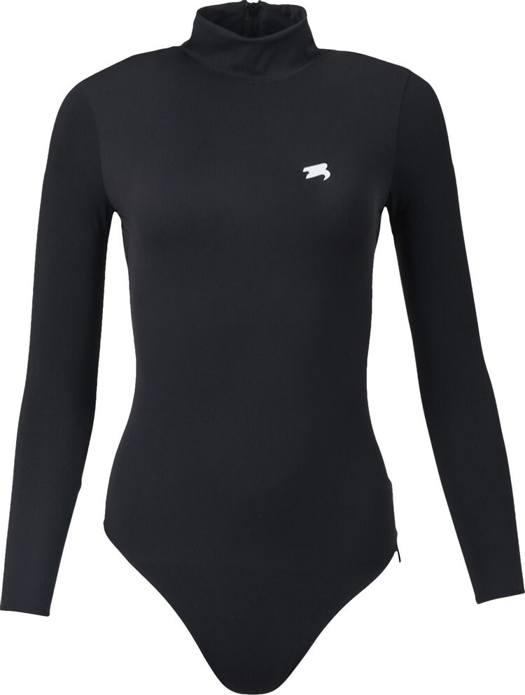 

Футболка Balenciaga Long-Sleeve Swim T-Shirt 'Black', черный