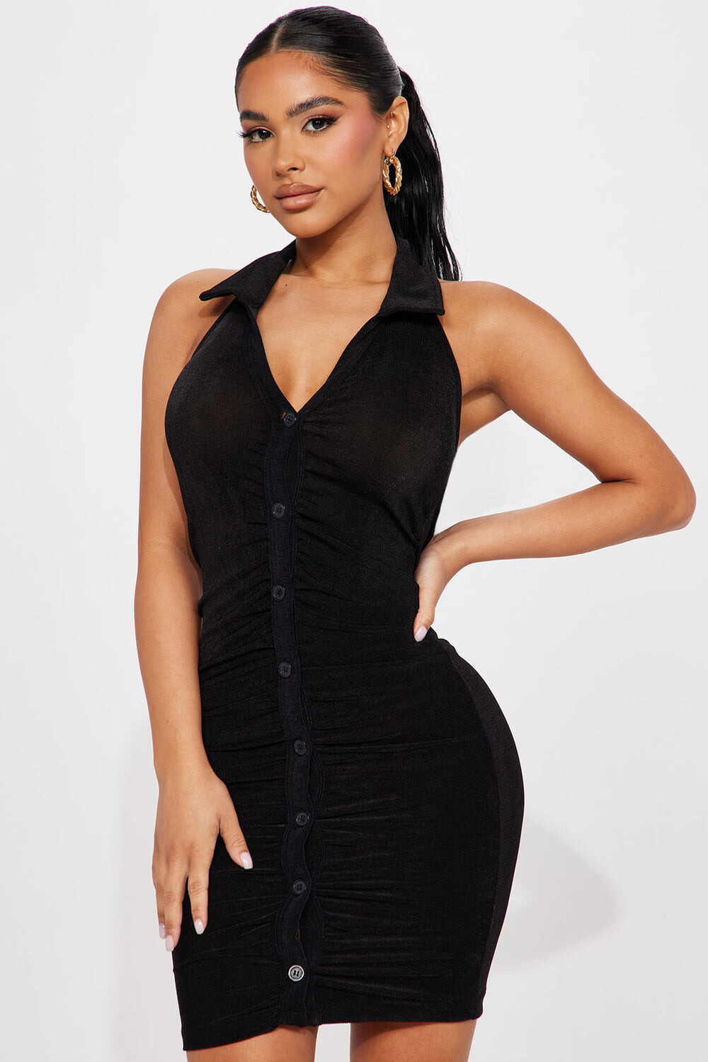 

Мини платье Fashion Nova DF043JG94, черный