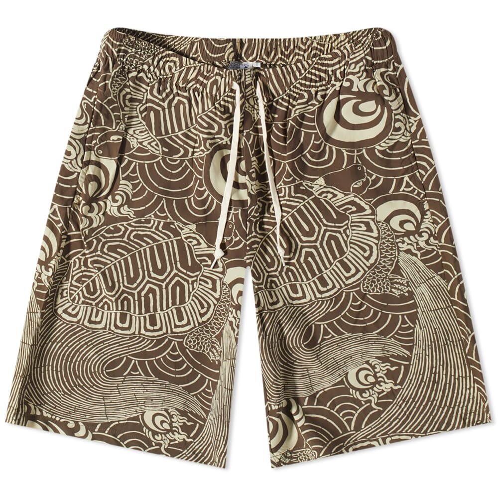 

Шорты orSlow Turtle Print Hawaiian Short