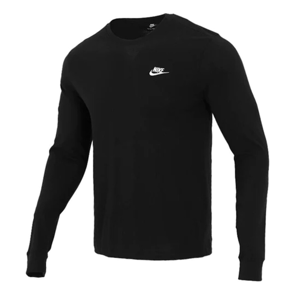 

Лонгслив Nike Embroidered Logo Loose Sports Running, чёрный, Черный