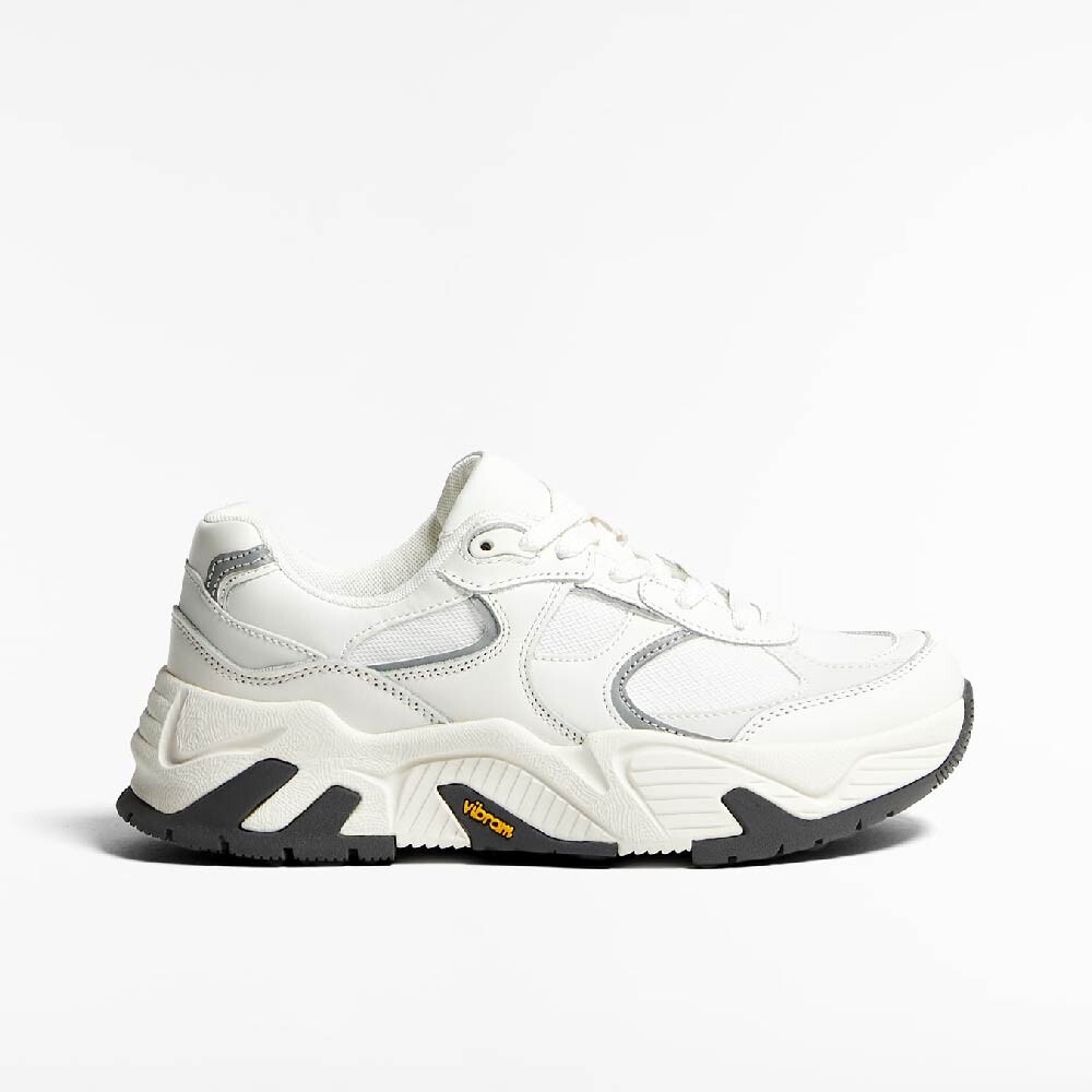 

Кроссовки Oysho Vibram XS TREK, белый/серый