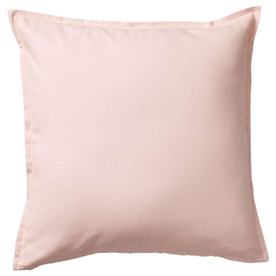 Чехол на подушку Ikea Gurli 50x50 см, светло-розовый