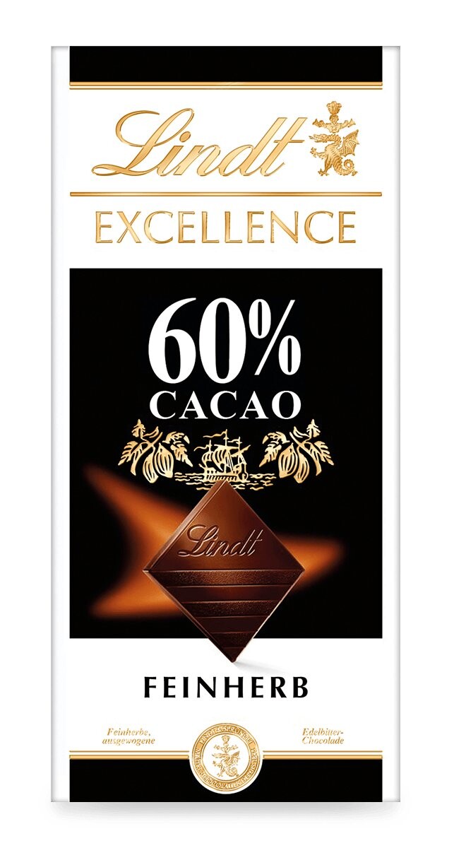 

Темный шоколад Lindt Excellence 60%, 100г
