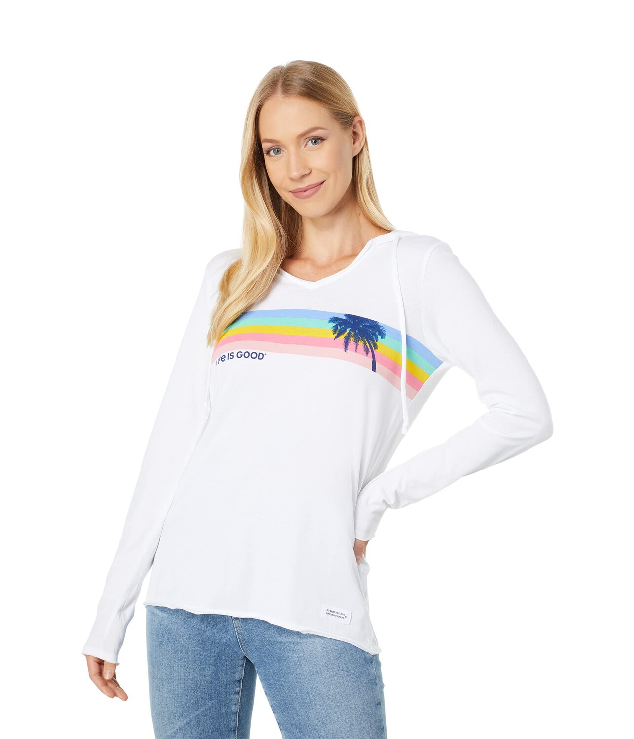 

Худи Life is Good, Spectrum Palm Long Sleeve Crusher-Lite Hooded Tee