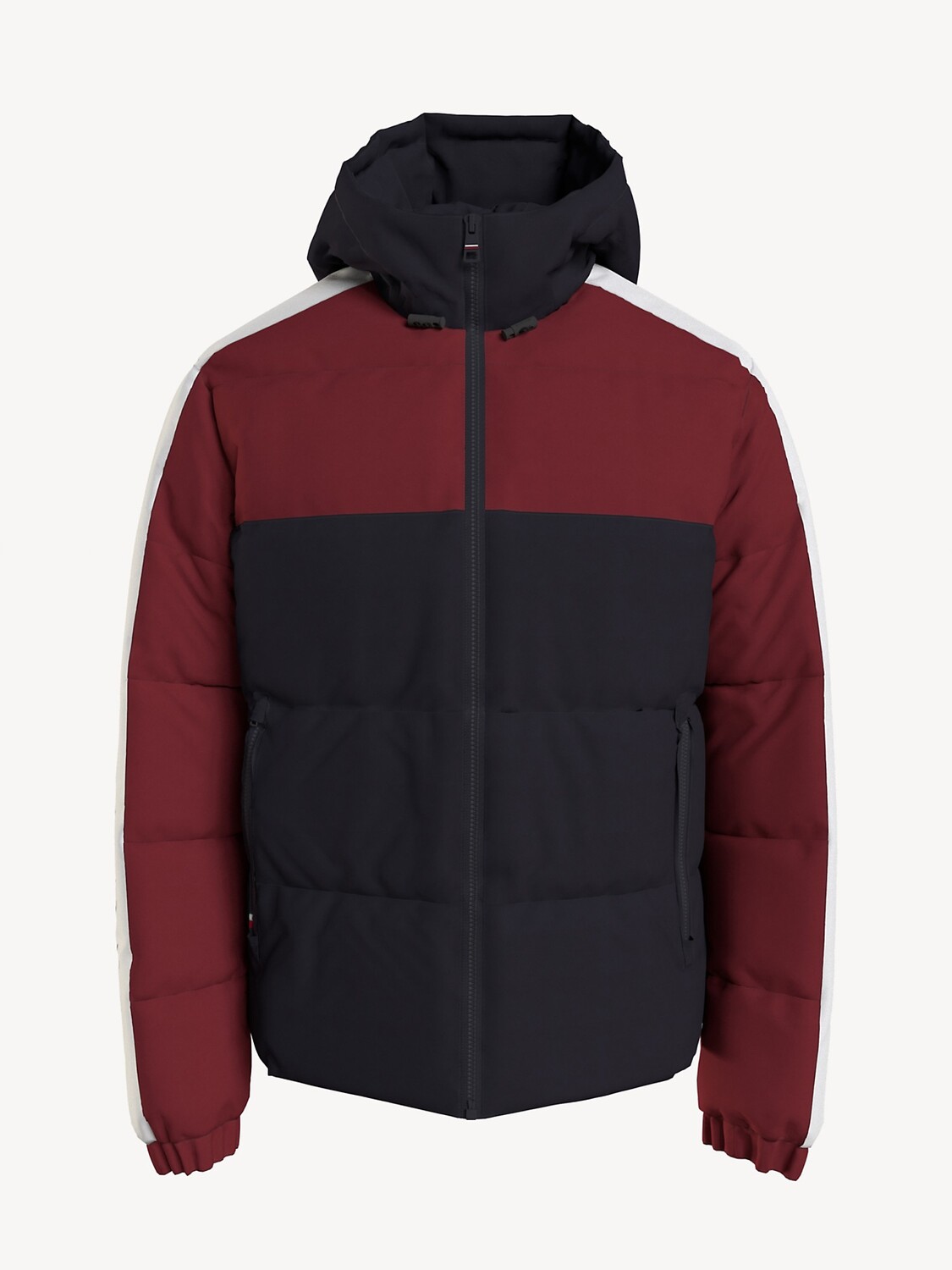 

Куртка с капюшоном из цветных блоков Tommy Hilfiger, небо пустыни