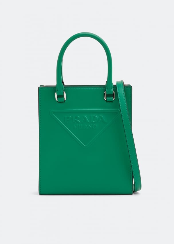 

Сумка PRADA Leather handbag, зеленый