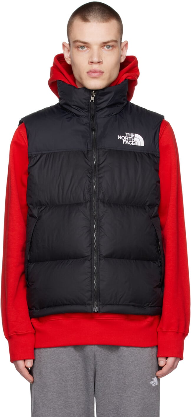 

Пуховой жилет Nuptse Retro 1996 года черного цвета The North Face, Черный