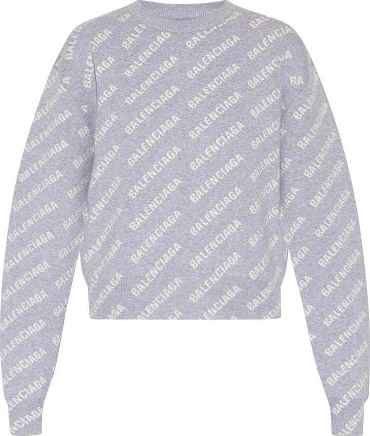 

Свитер Balenciaga Sweater 'Grey/White', серый