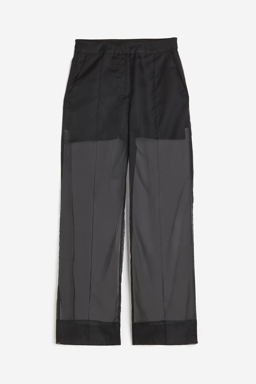 

Брюки H&M Sheer, черный