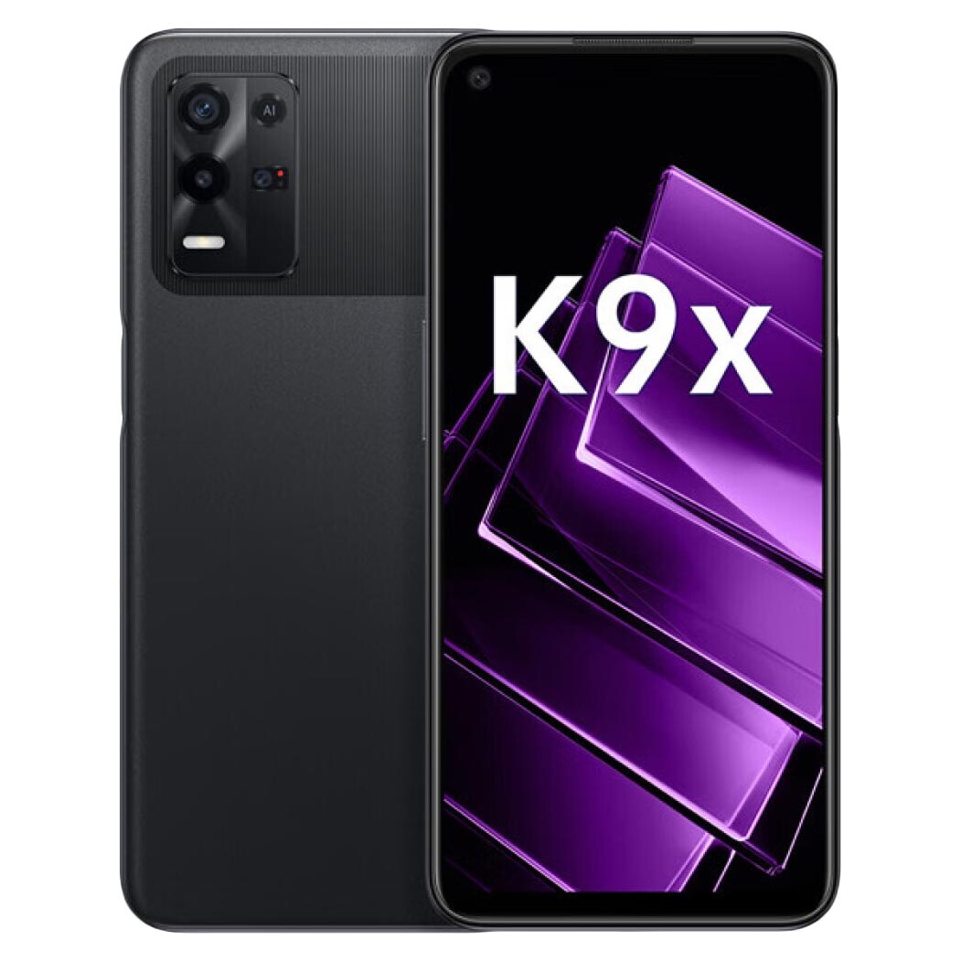 

Смартфон Oppo K9x, 8Гб/128Гб, 2 Nano-SIM, обсидиановый, Черный