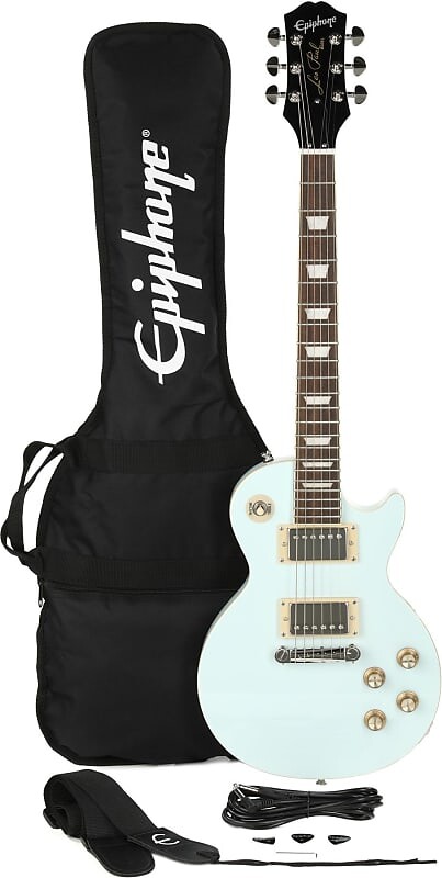 Электрогитара Epiphone Power Players Les Paul, цвет голубой лед ES1PPLPFBNH1