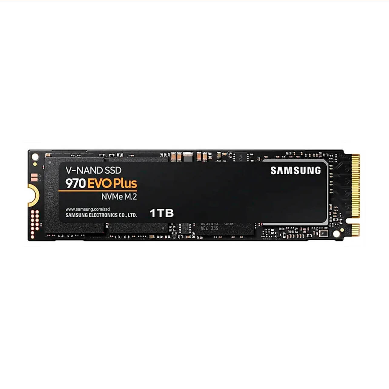 SSD накопитель Samsung 970 EVO Plus M.2 2280, 1ТБ накопитель ssd samsung mz v7s2t0bw 970 evo plus m 2 2280 2тб pci ex4
