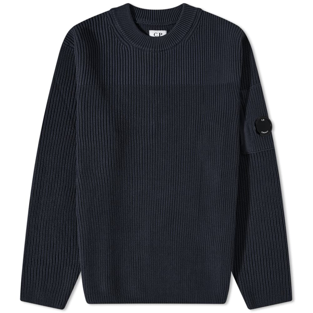 

Джемпер C.P. Company Lens Ribbed Crew Knit, Черный