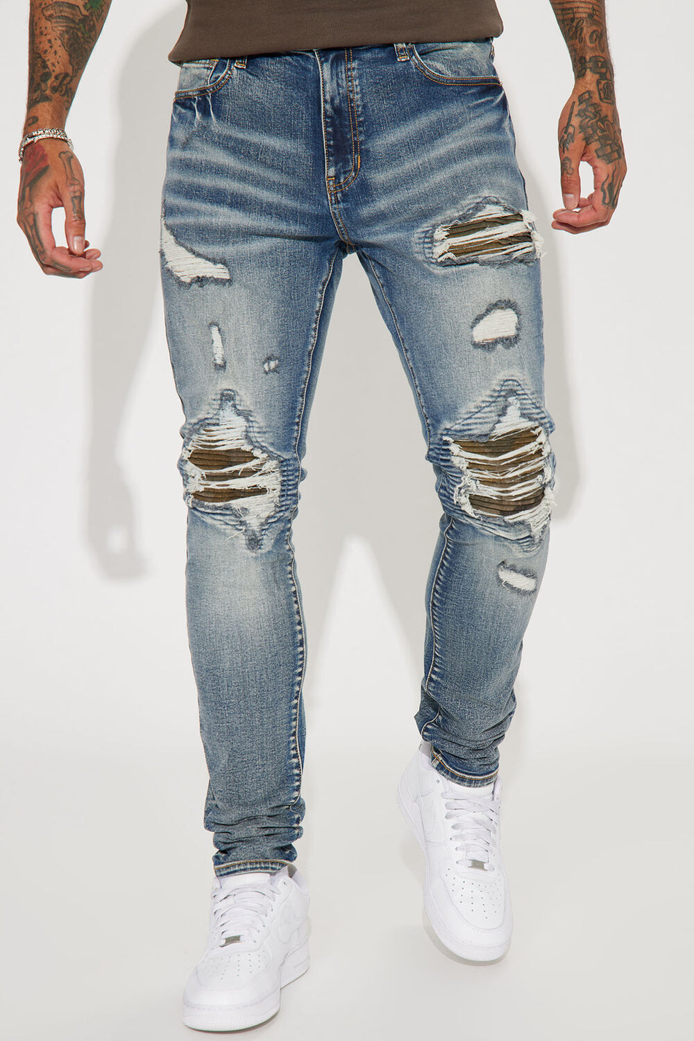 

Джинсы скинни Fashion Nova DAQ2231001, синий