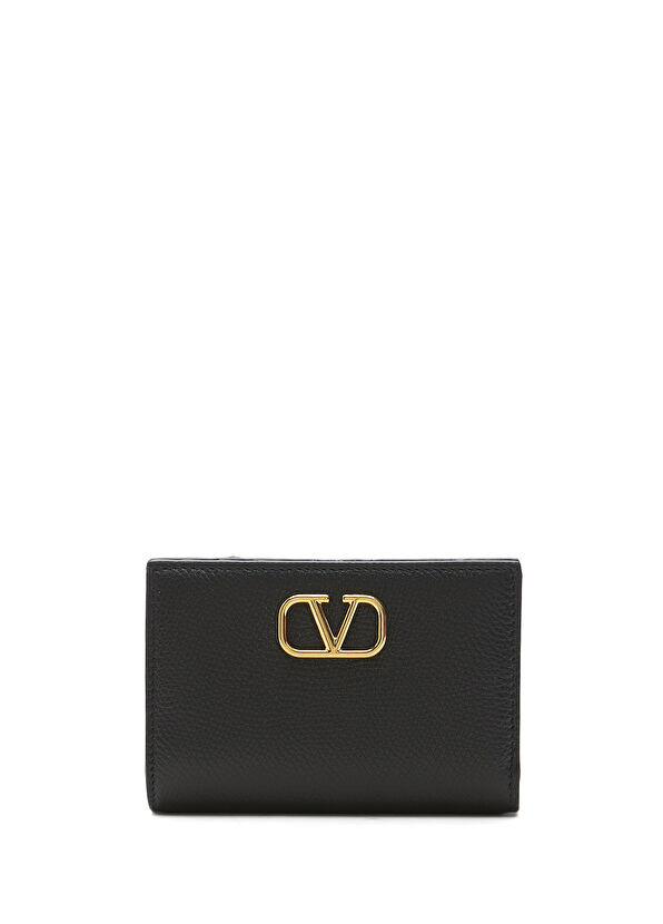 

Женский кожаный кошелек Valentino Garavani, черный