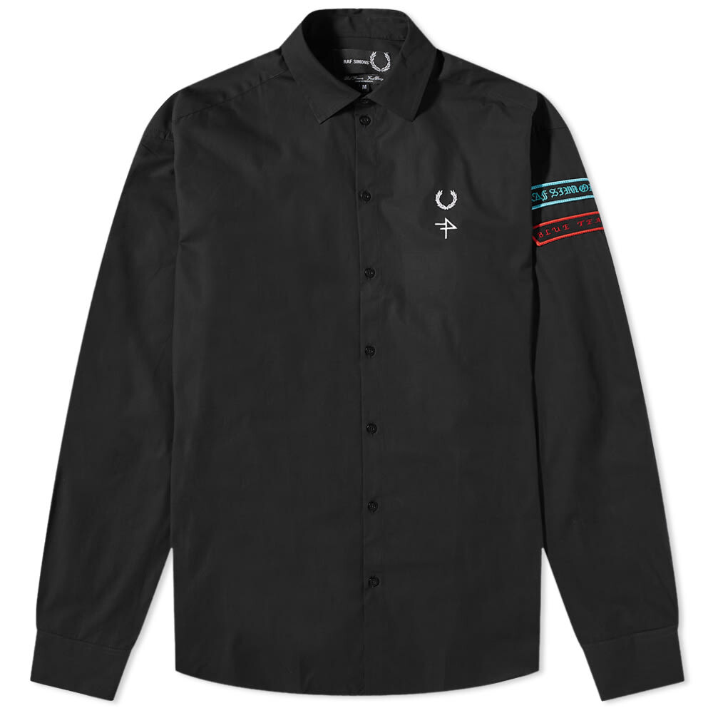 

Рубашка Fred Perry x Raf Simons Patched Oversized Shirt