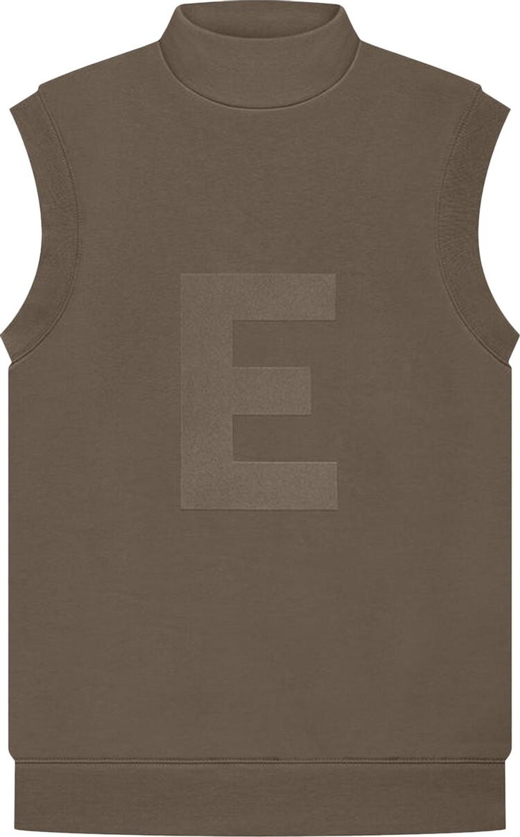

Жилет Fear of God Essentials Mockneck Vest 'Wood', коричневый