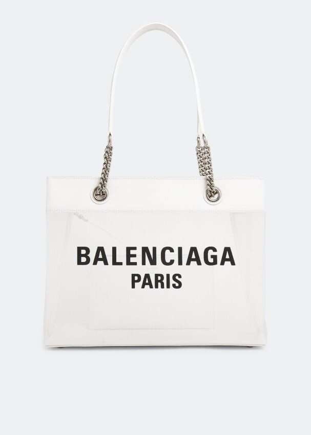 

Сумка-тоут BALENCIAGA Duty Free medium tote bag, белый