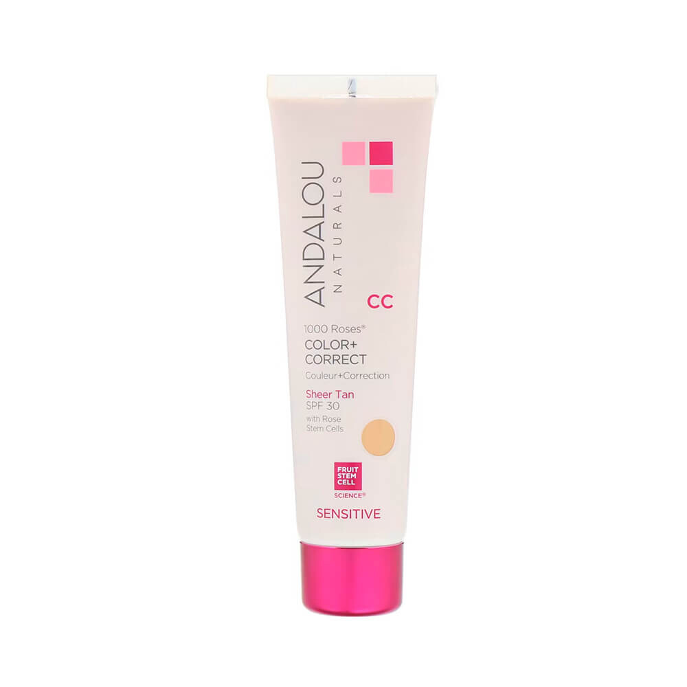 

CC-крем Andalou Naturals Sensitive 1000 roses, Sheer Tan