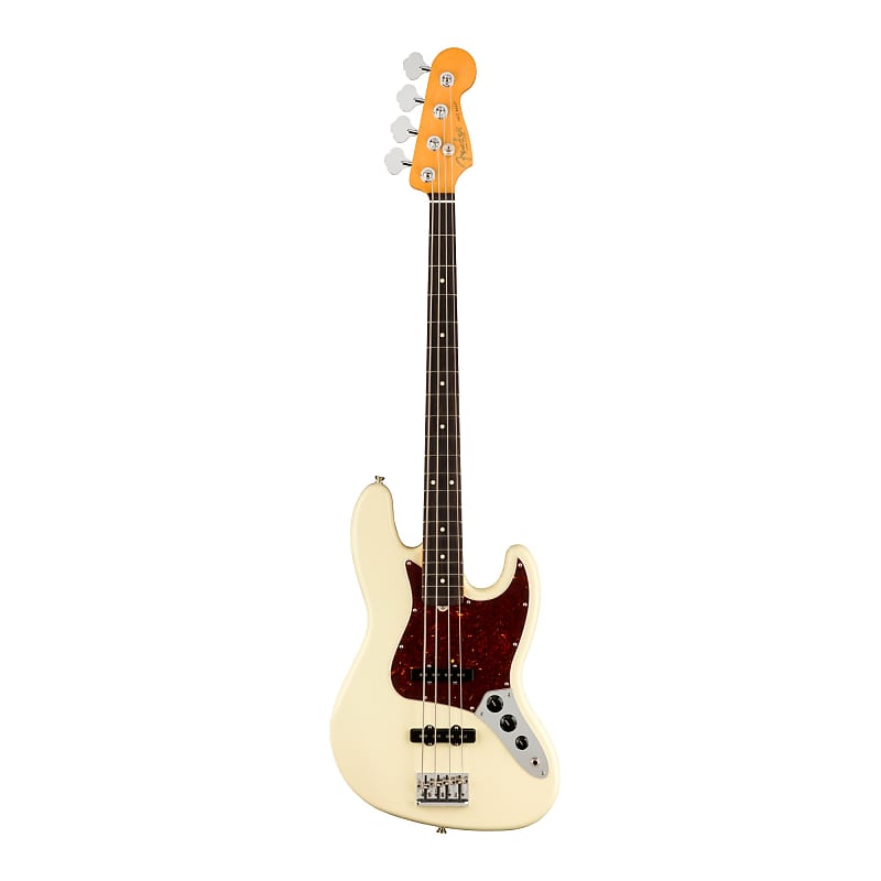 цена Fender American Professional II 4-String Jazz Bass (правша, олимпийский белый) Fender American Professional II 4-String Jazz Bass (Right-Handed, Olympic White)
