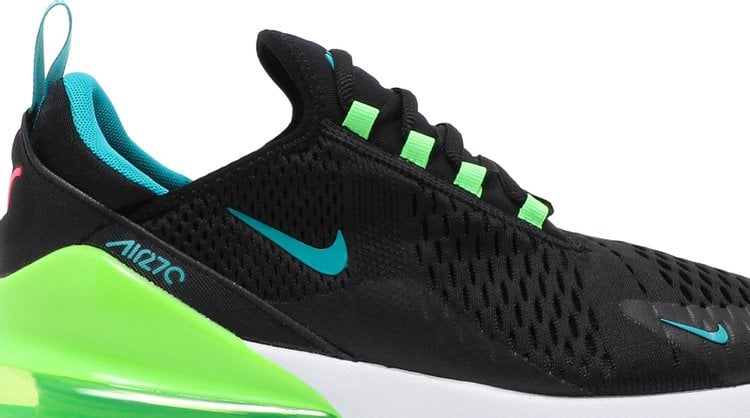 Nike air max 270 mens sales black and green