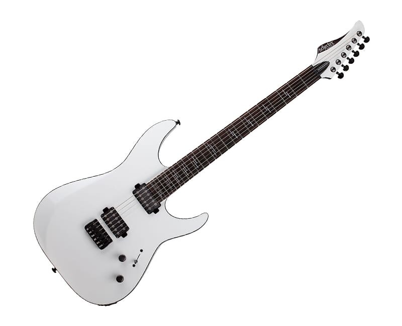 

Schecter Reaper-6 Custom - белый глянец