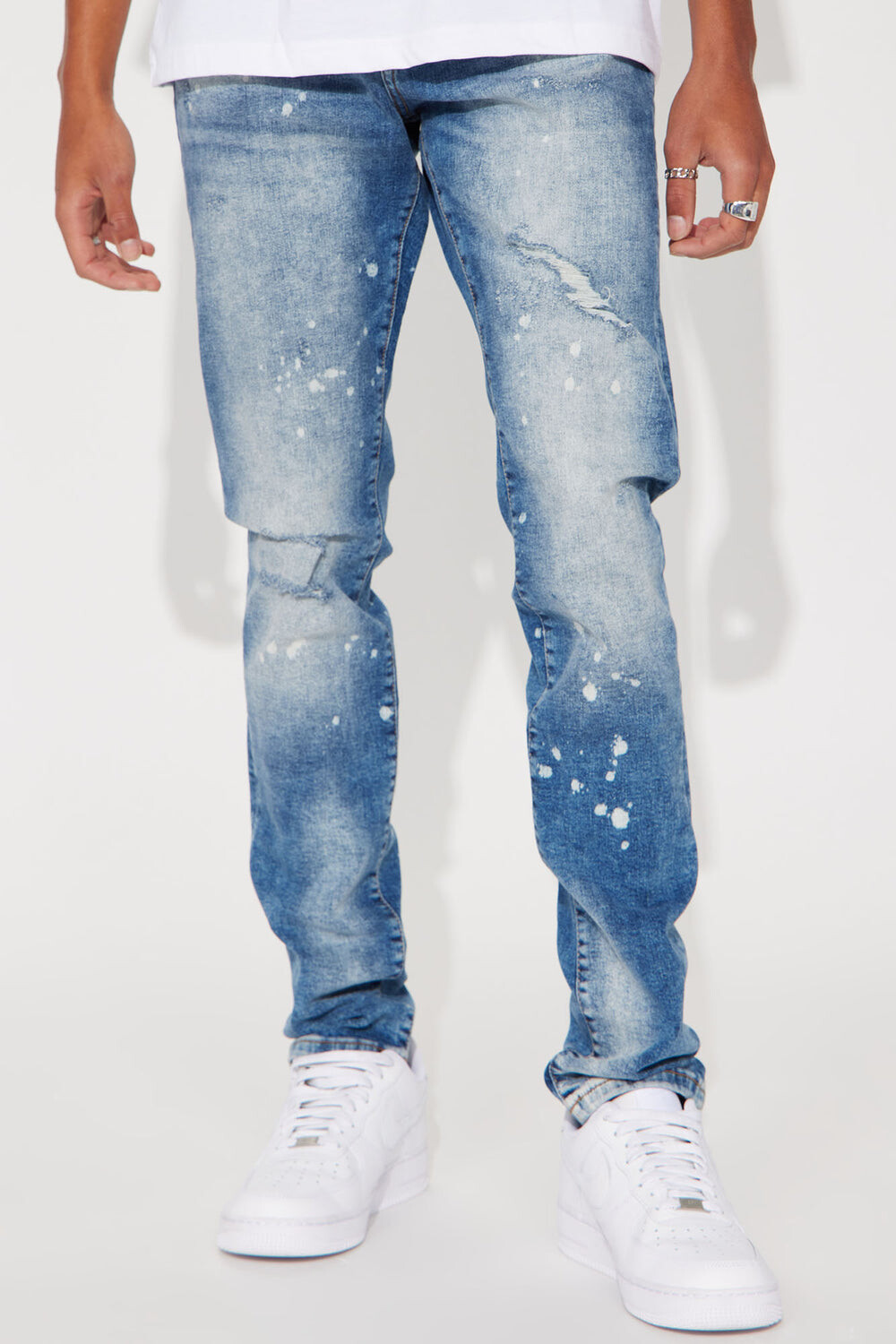 

Джинсы скинни Fashion Nova FNMB535, синий