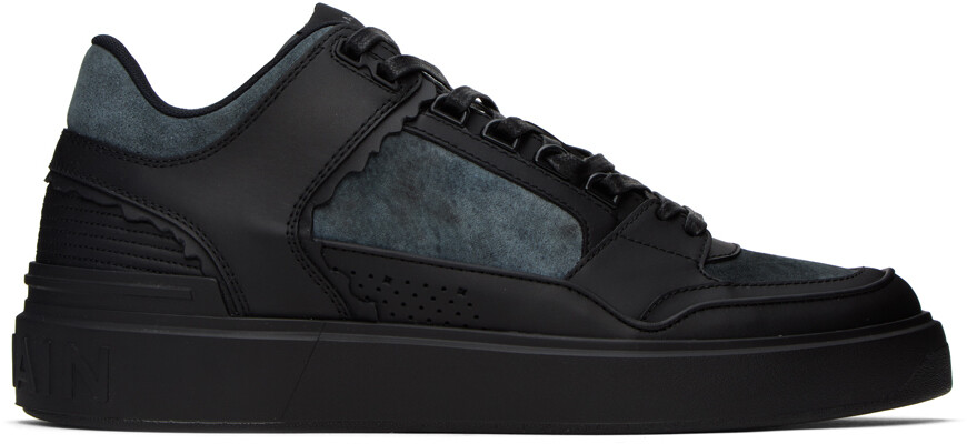 

Черные кроссовки B-Court Mid-Top Balmain