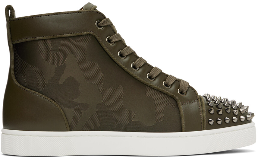 

Коричневые кроссовки Lou Spikes 2 Christian Louboutin