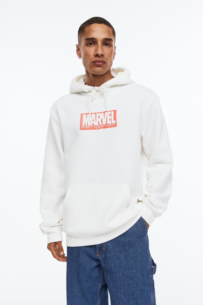 

Толстовка с принтом H&M, белый/чудо